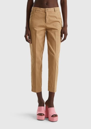  Kadın Taba Mevsimlik Chino