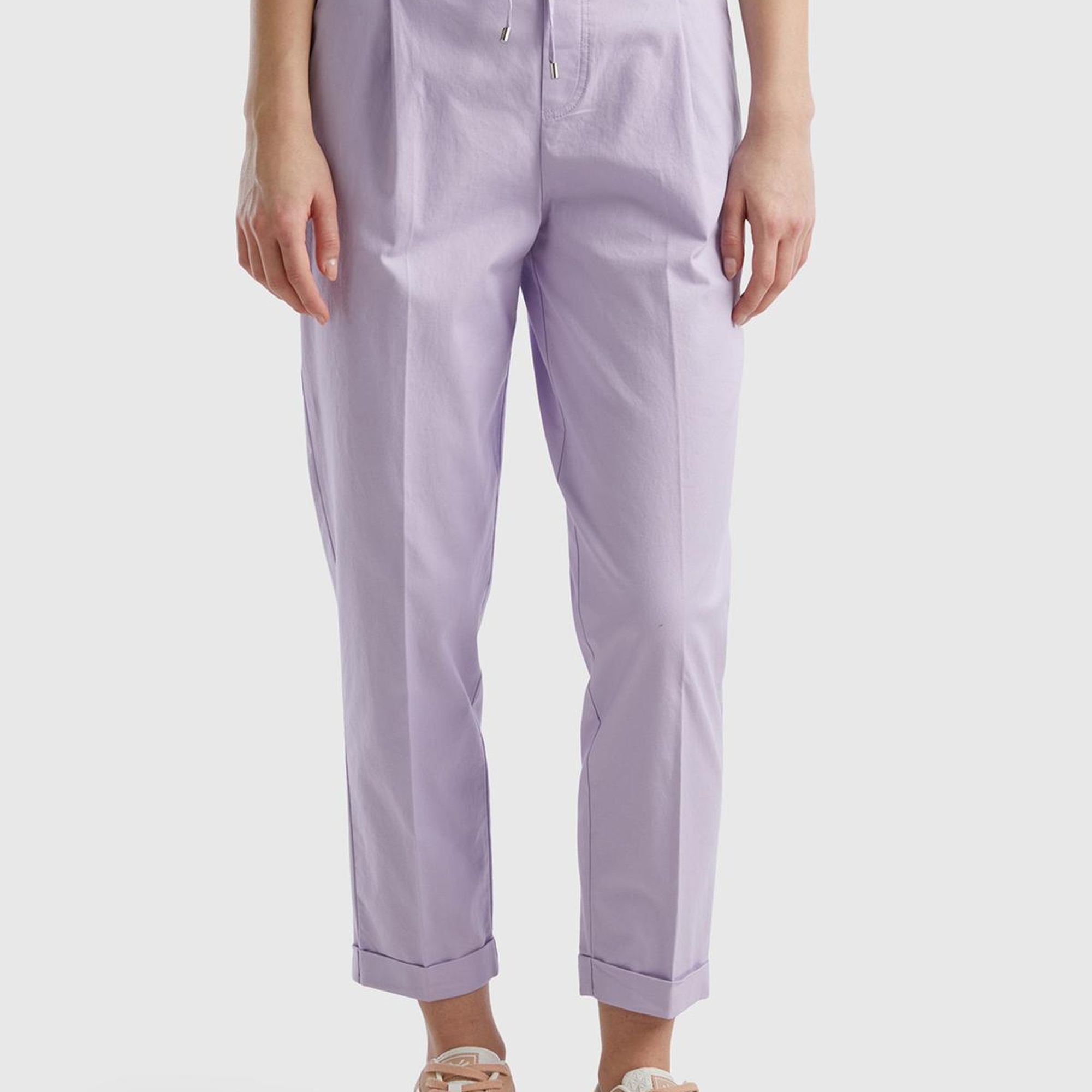 Kadın Lila Jogger Pantolon