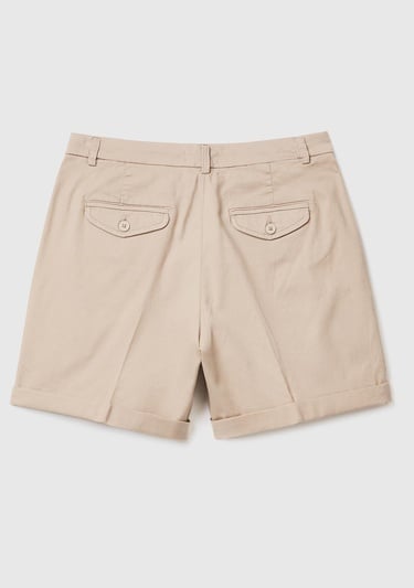  Kadın Bej Mevsimlik Bermuda