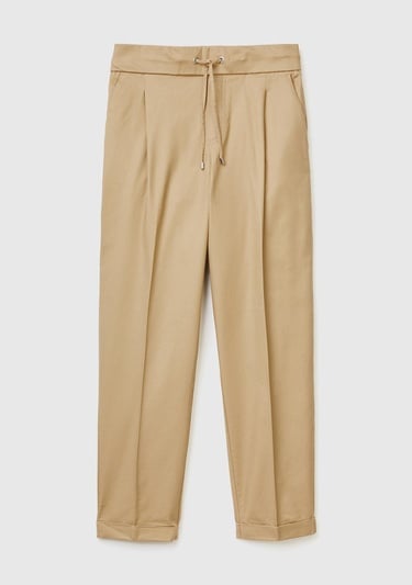  Kadın Bej Jogger Pantolon