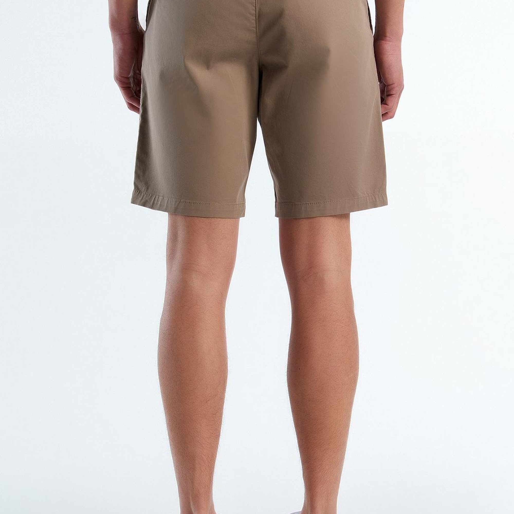 Erkek Vizon Chino Bermuda