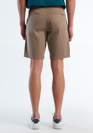  Erkek Vizon Chino Bermuda