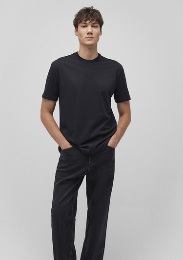  Mavi 2li Erkek Basic Tişört Loose Fit / Bol Rahat Kesim 0612317-900