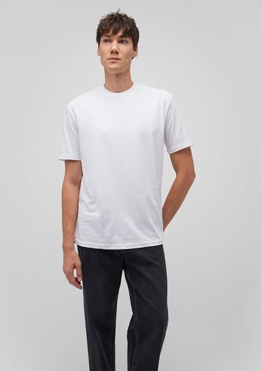  Mavi 2li Erkek Basic Tişört Loose Fit / Bol Rahat Kesim 0612317-900