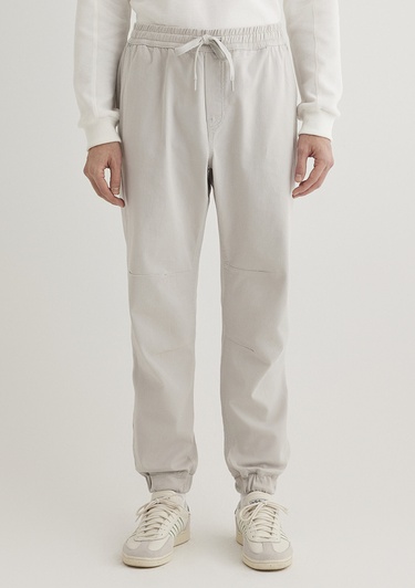  Mavi Beli Lastikli Açık Gri Jogger Pantolon 000169-70074