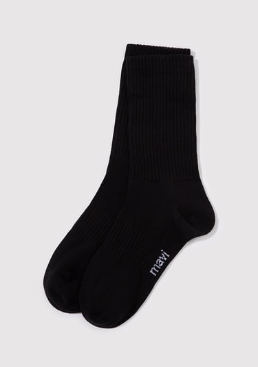  Mavi Siyah Soket Çorap 0911880-900