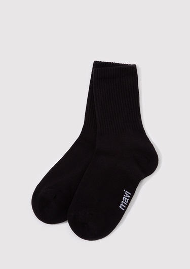  Mavi Siyah Soket Çorap 1913302-900
