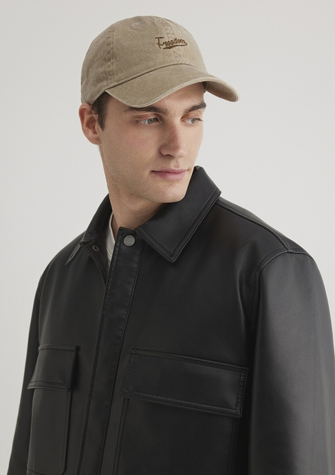  Mavi Freedom İşlemeli Kahverengi Şapka 0911884-70373