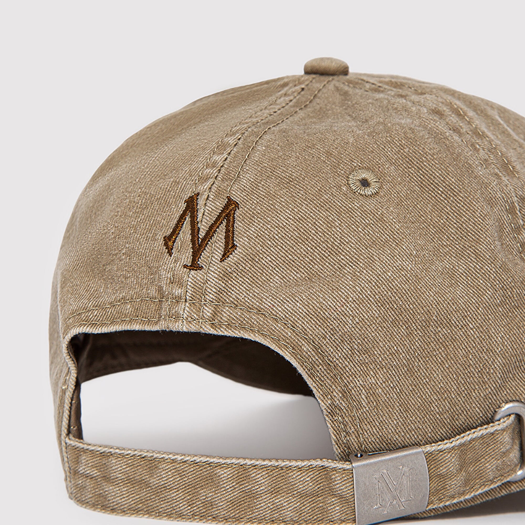 Mavi Freedom İşlemeli Kahverengi Şapka 0911884-70373