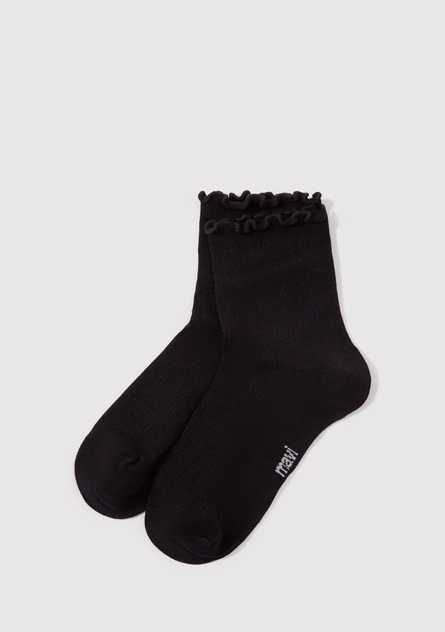  Mavi Siyah Soket Çorap 1913245-900