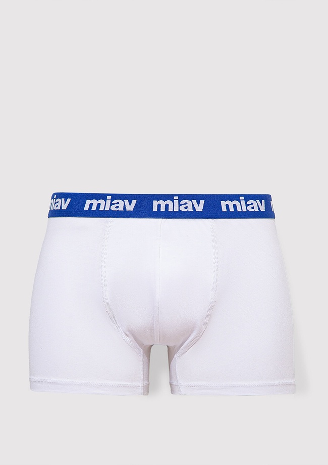  Mavi Miav Baskılı Beyaz Boxer 0911852-620