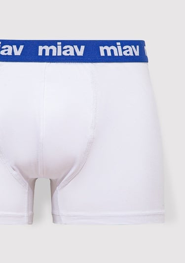  Mavi Miav Baskılı Beyaz Boxer 0911852-620