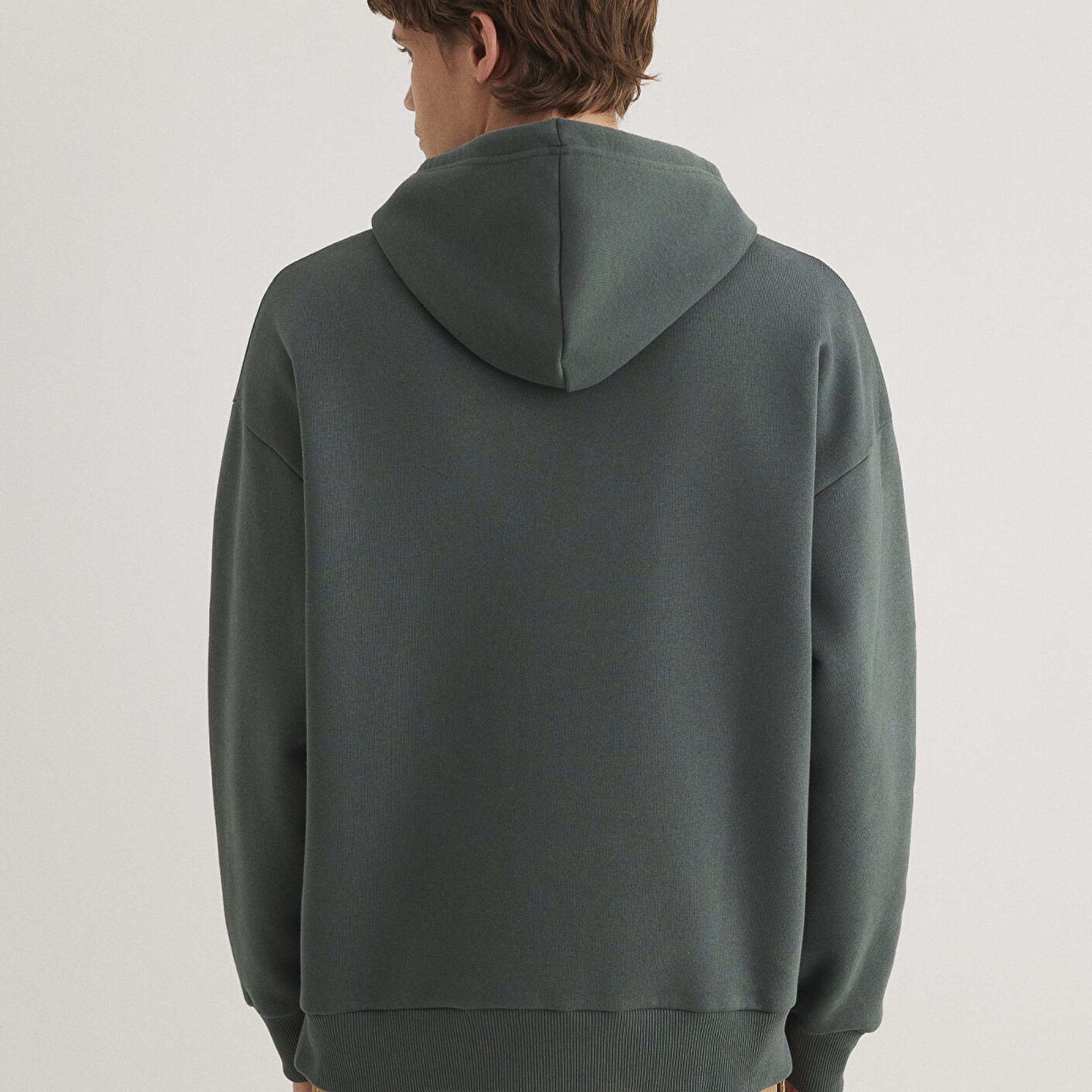 Mavi Mavi Logo Baskılı Kapüşonlu Yeşil Sweatshirt 067149-71598