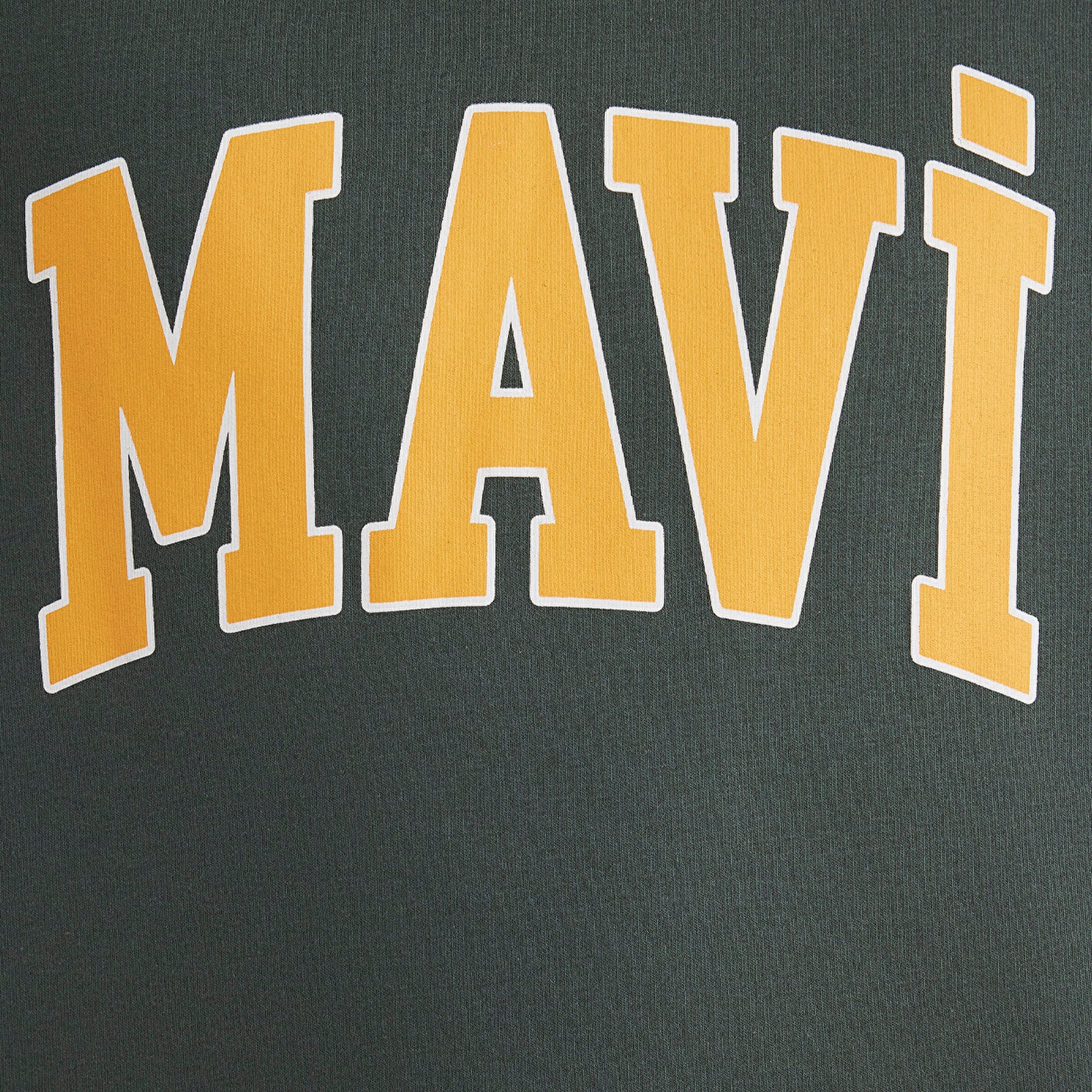 Mavi Mavi Logo Baskılı Kapüşonlu Yeşil Sweatshirt 067149-71598