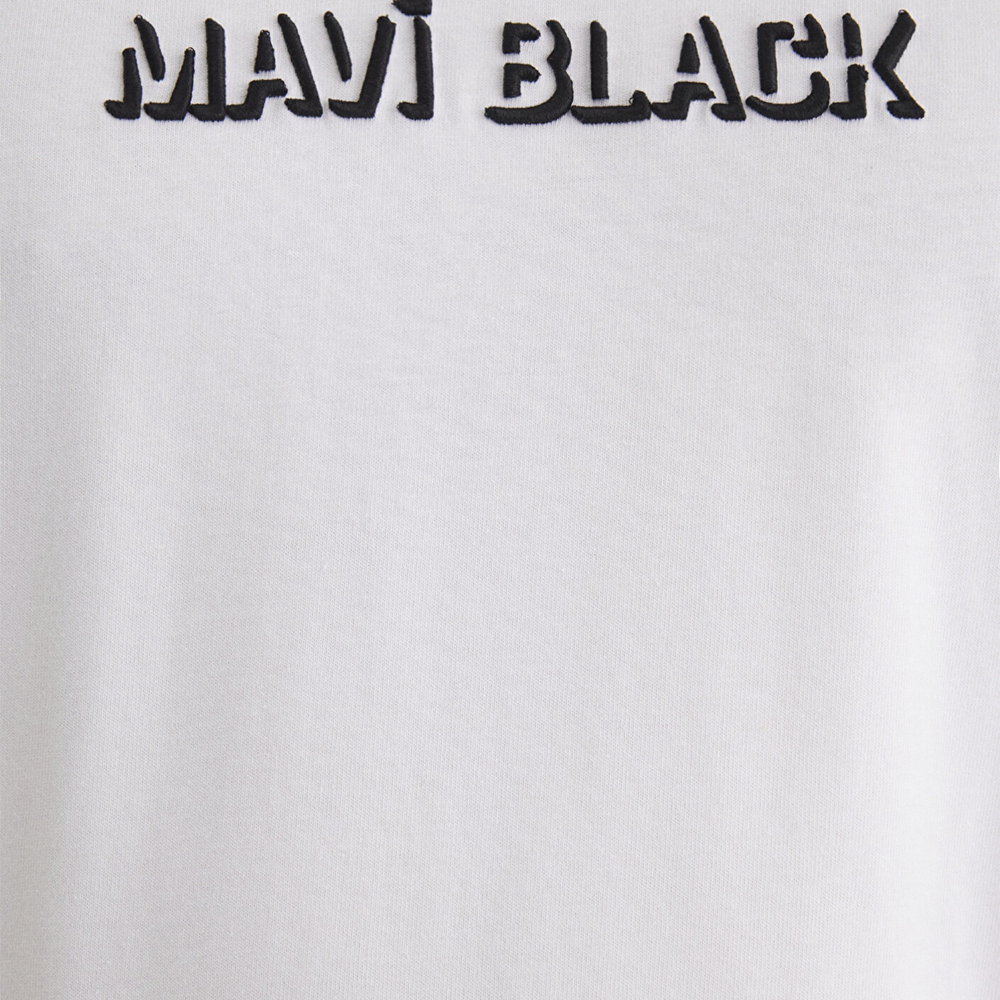 Mavi Mavi Black Baskılı Beyaz Tişört Regular Fit / Normal Kesim 0612527-620