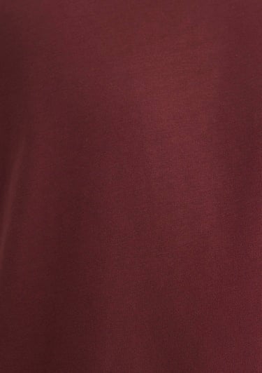  Mavi Mavi Logo Baskılı Bordo Tişört Regular Fit / Normal Kesim 0611714-70396