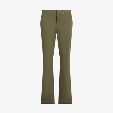  Tommy Hilfiger Straight Leg Satin Chinos Erkek Haki Pantolon