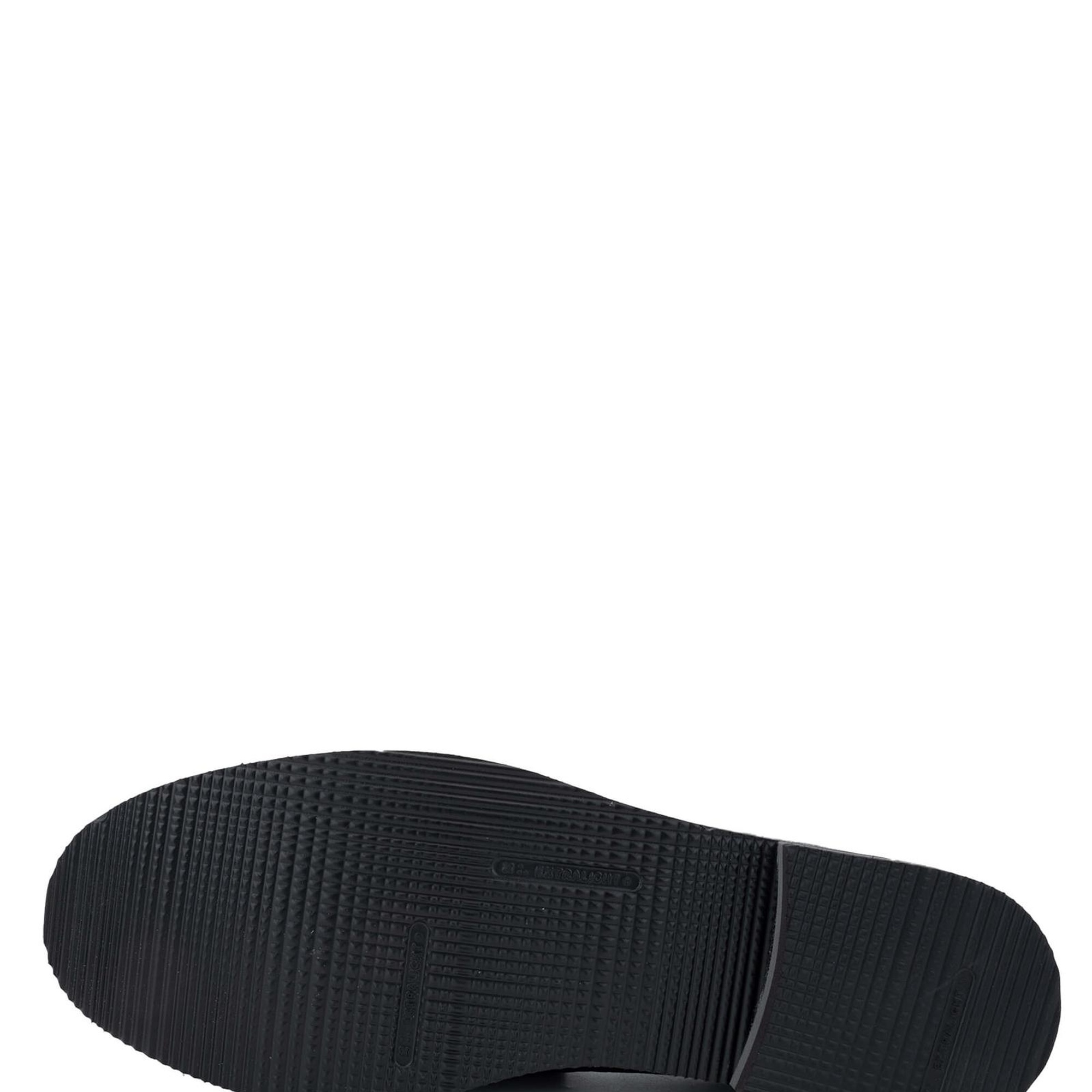 Tamer Tanca Erkek Hakiki Deri Siyah Deri Loafer Ayakkabı