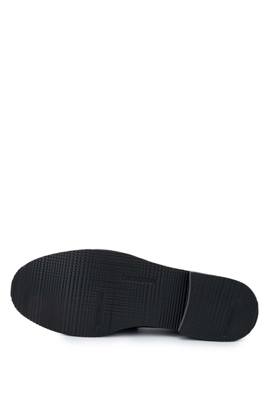  Tamer Tanca Erkek Hakiki Deri Siyah Deri Loafer Ayakkabı