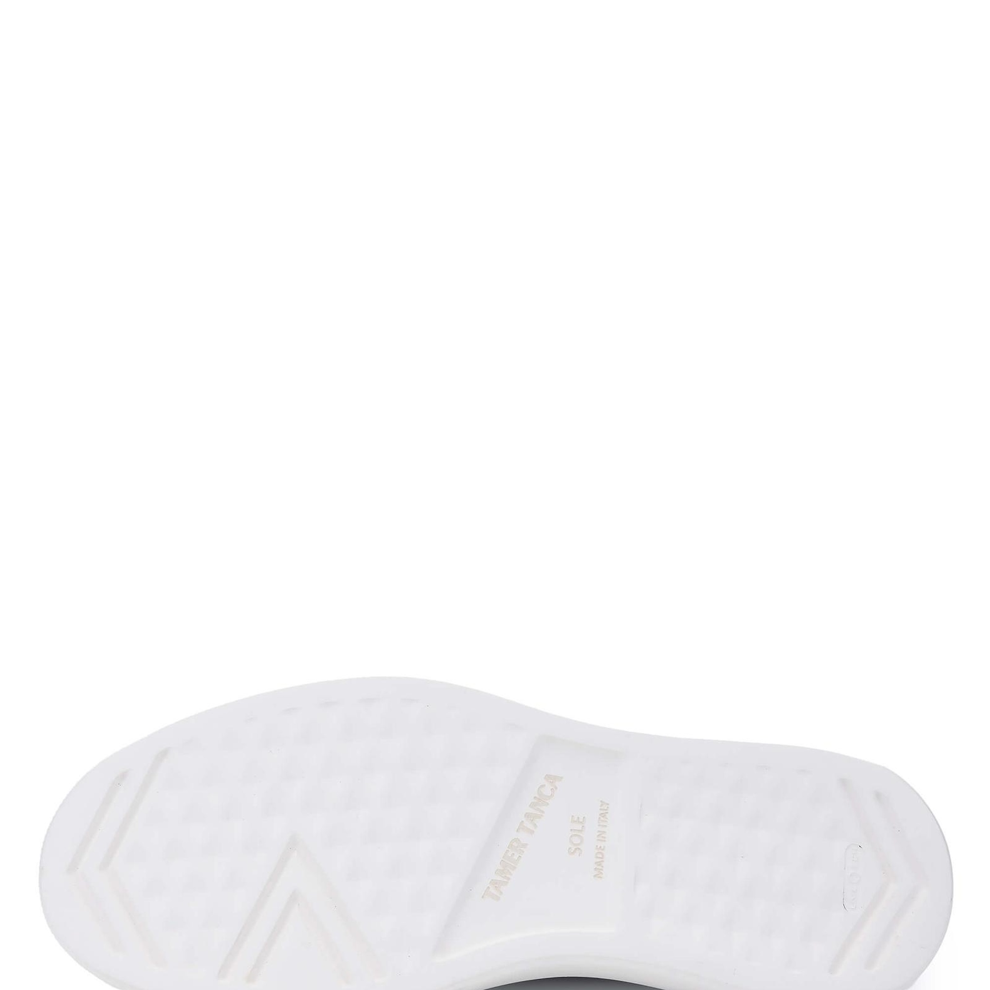 Tamer Tanca Erkek Hakiki Deri Beyaz Loafer Ayakkabı