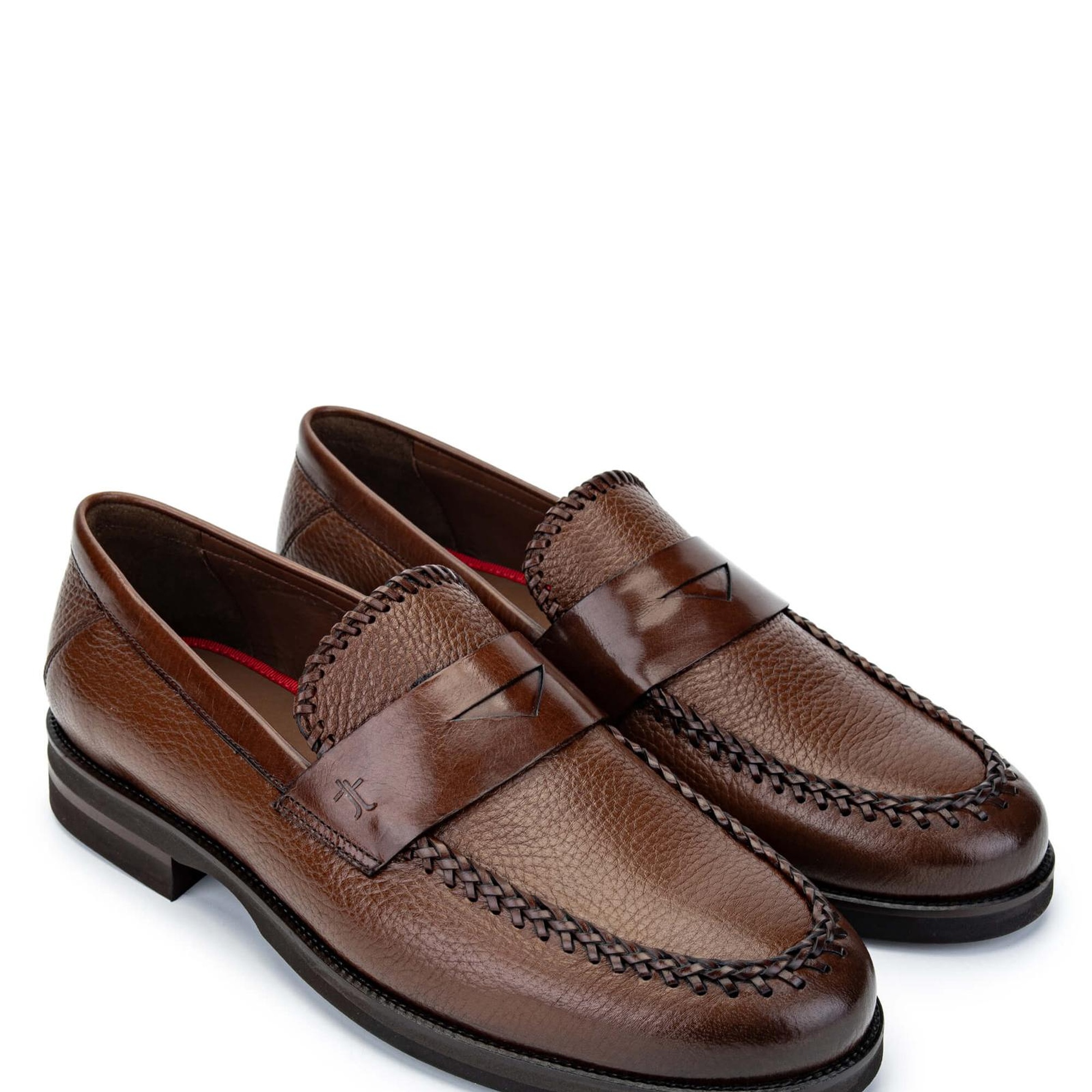 Tamer Tanca Erkek Hakiki Deri Taba Loafer Ayakkabı