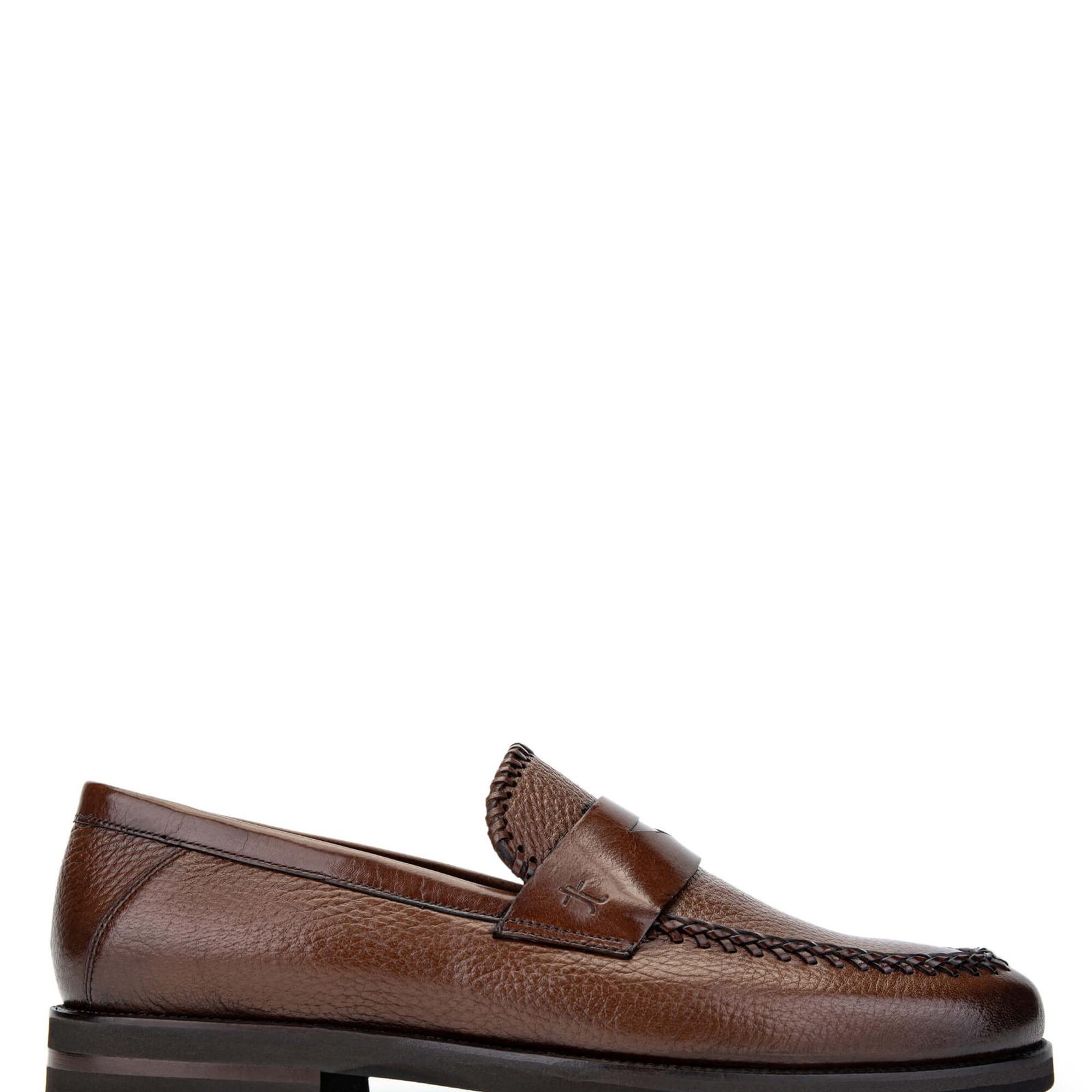 Tamer Tanca Erkek Hakiki Deri Taba Loafer Ayakkabı