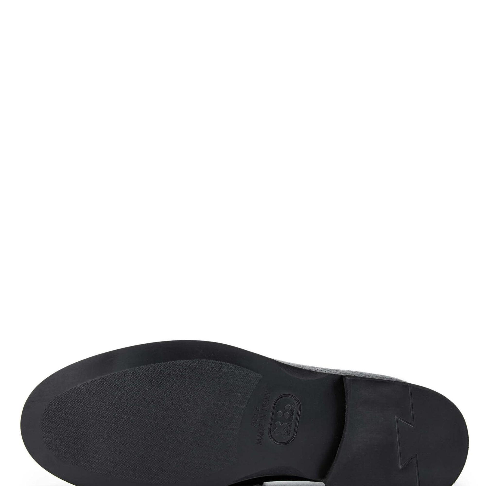 Tamer Tanca Erkek Hakiki Deri Siyah Loafer Ayakkabı