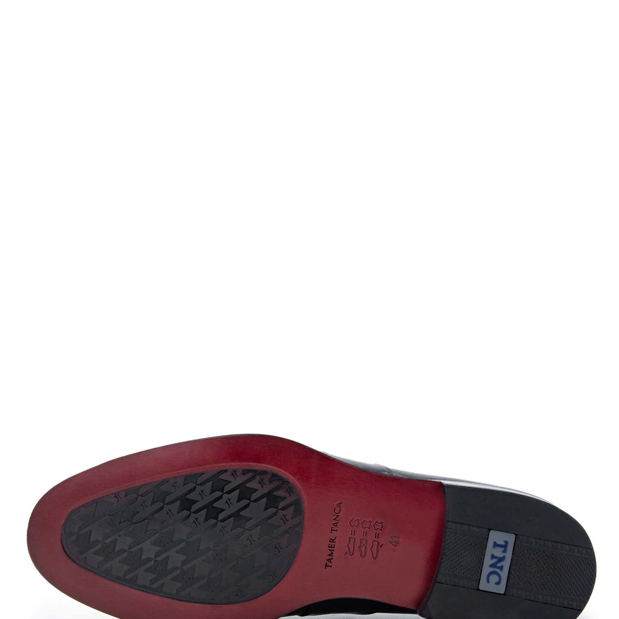 Tamer Tanca Erkek Hakiki Deri Siyah Loafer Ayakkabı