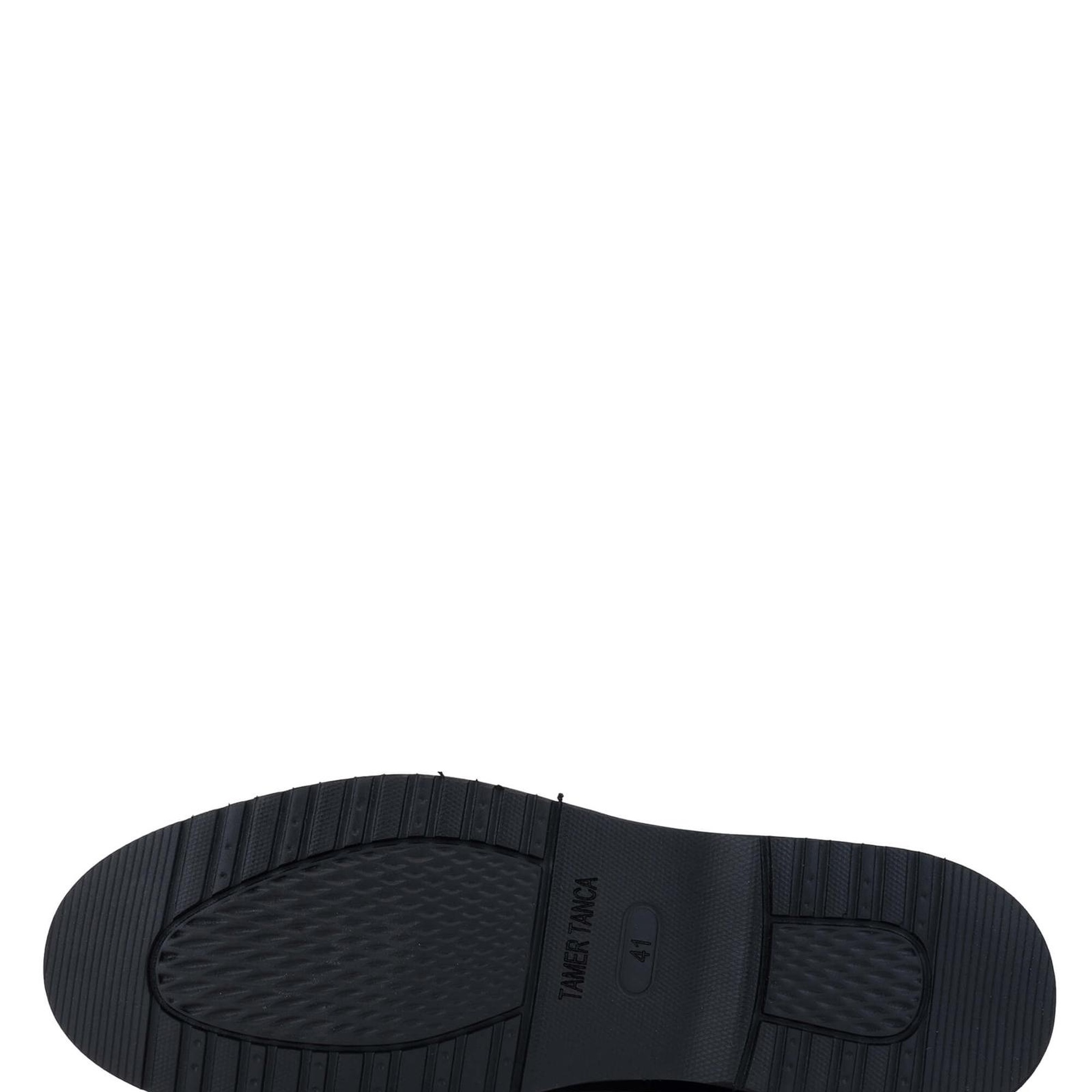 Tamer Tanca Erkek Hakiki Deri Siyah Loafer Ayakkabı