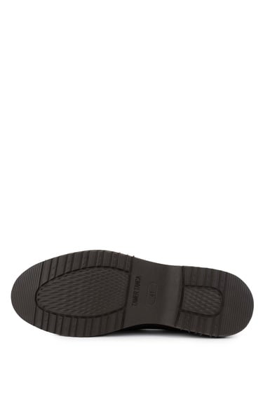  Tamer Tanca Erkek Hakiki Deri Kahverengi Loafer Ayakkabı