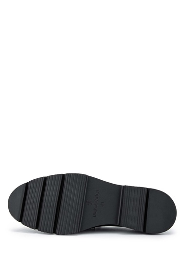  Tamer Tanca Erkek Hakiki Deri Siyah Loafer Ayakkabı