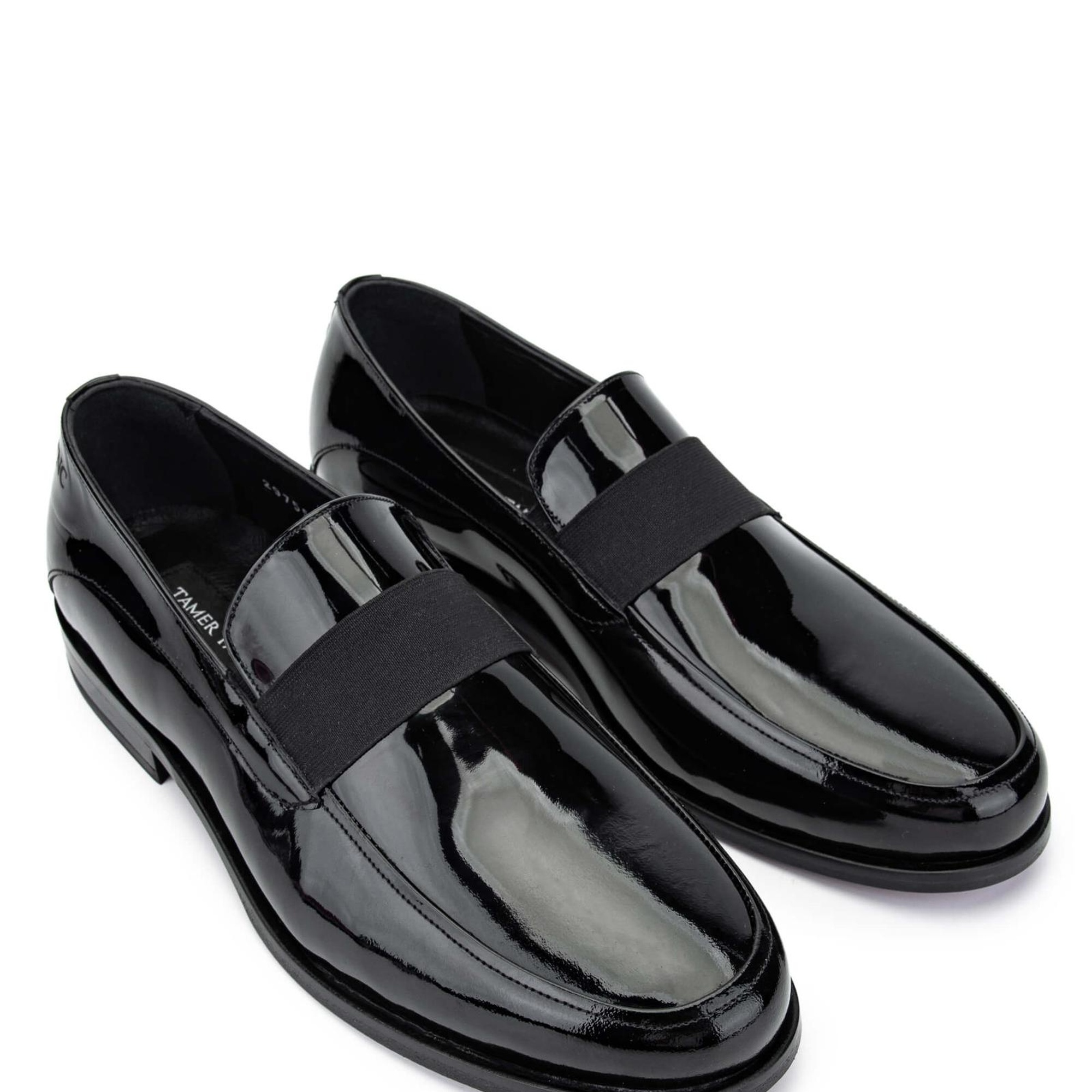 Tamer Tanca Erkek Hakiki Deri Siyah Rugan Loafer Ayakkabı