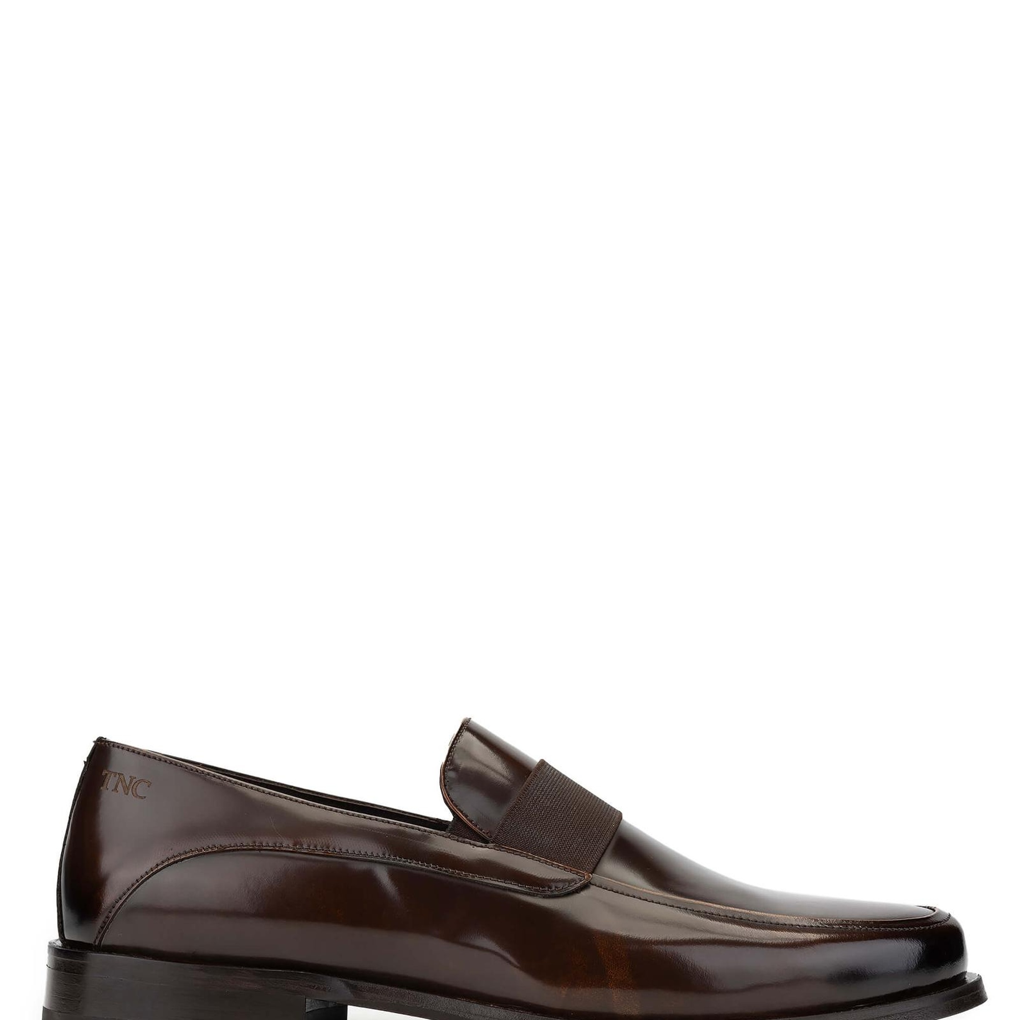 Tamer Tanca Erkek Hakiki Deri Kahverengi Loafer Ayakkabı