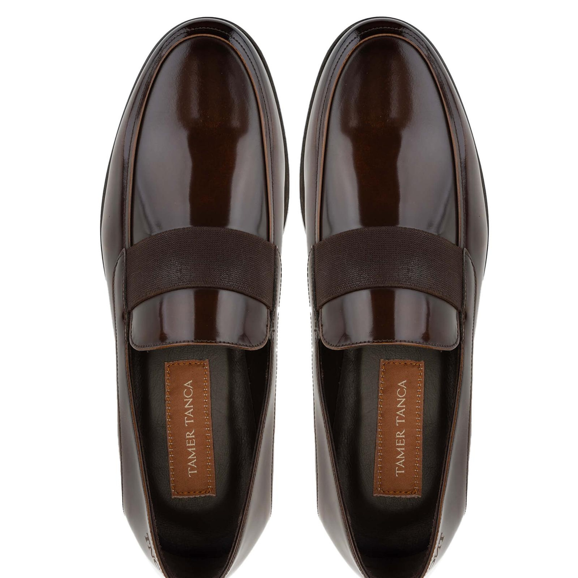 Tamer Tanca Erkek Hakiki Deri Kahverengi Loafer Ayakkabı