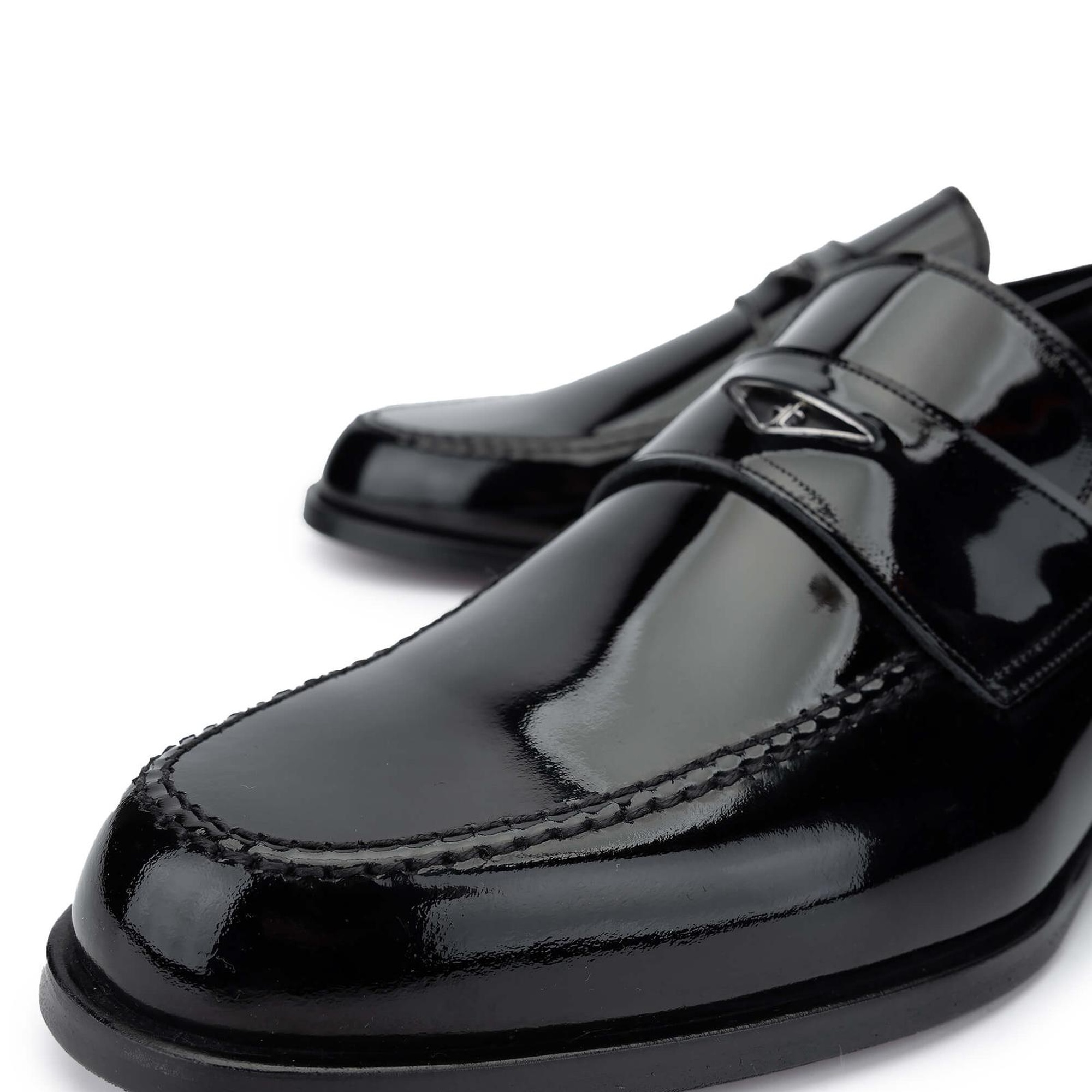 Tamer Tanca Erkek Hakiki Deri Siyah Rugan Loafer Ayakkabı