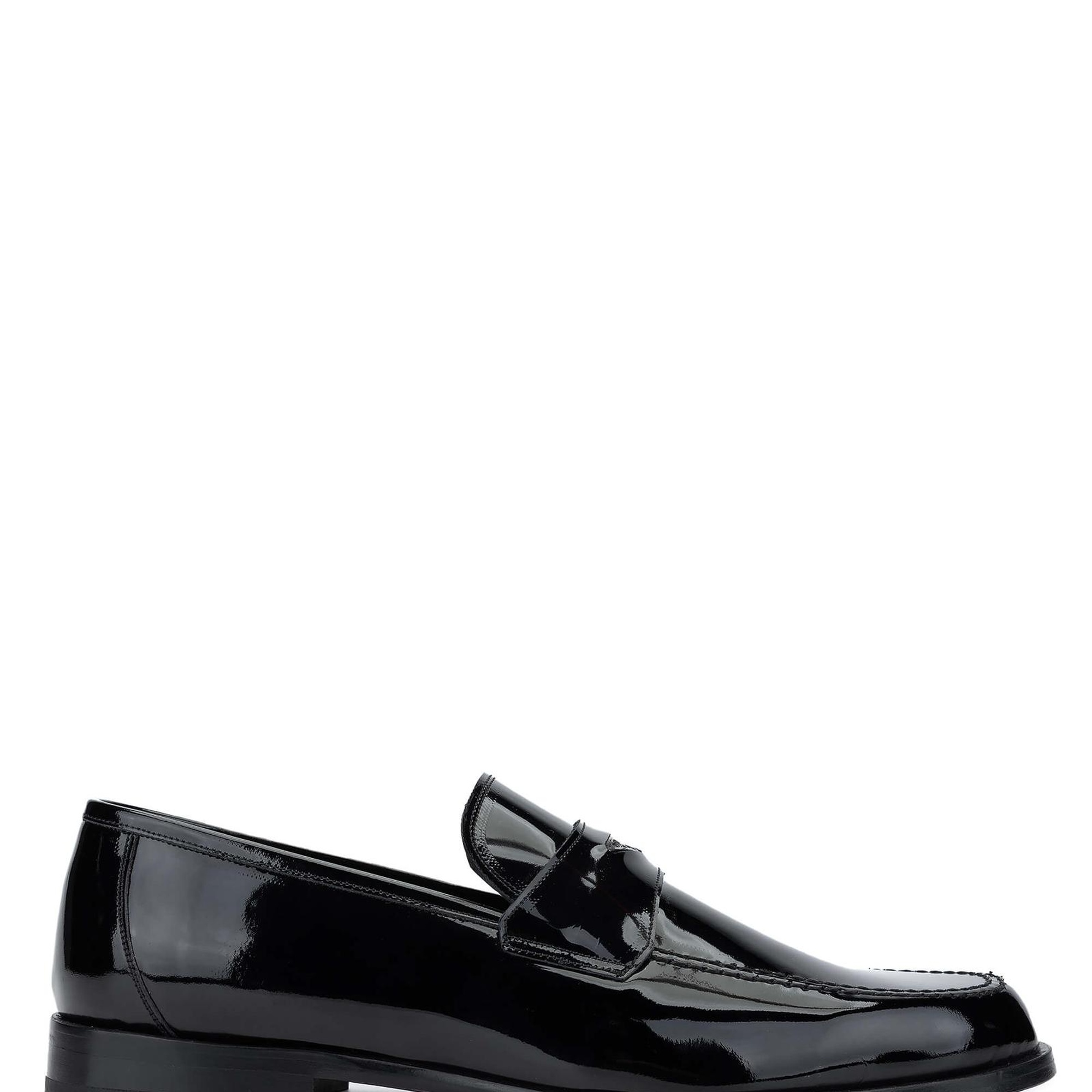 Tamer Tanca Erkek Hakiki Deri Siyah Rugan Loafer Ayakkabı