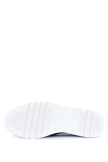  Tamer Tanca Erkek Hakiki Deri Lacivert Loafer Ayakkabı