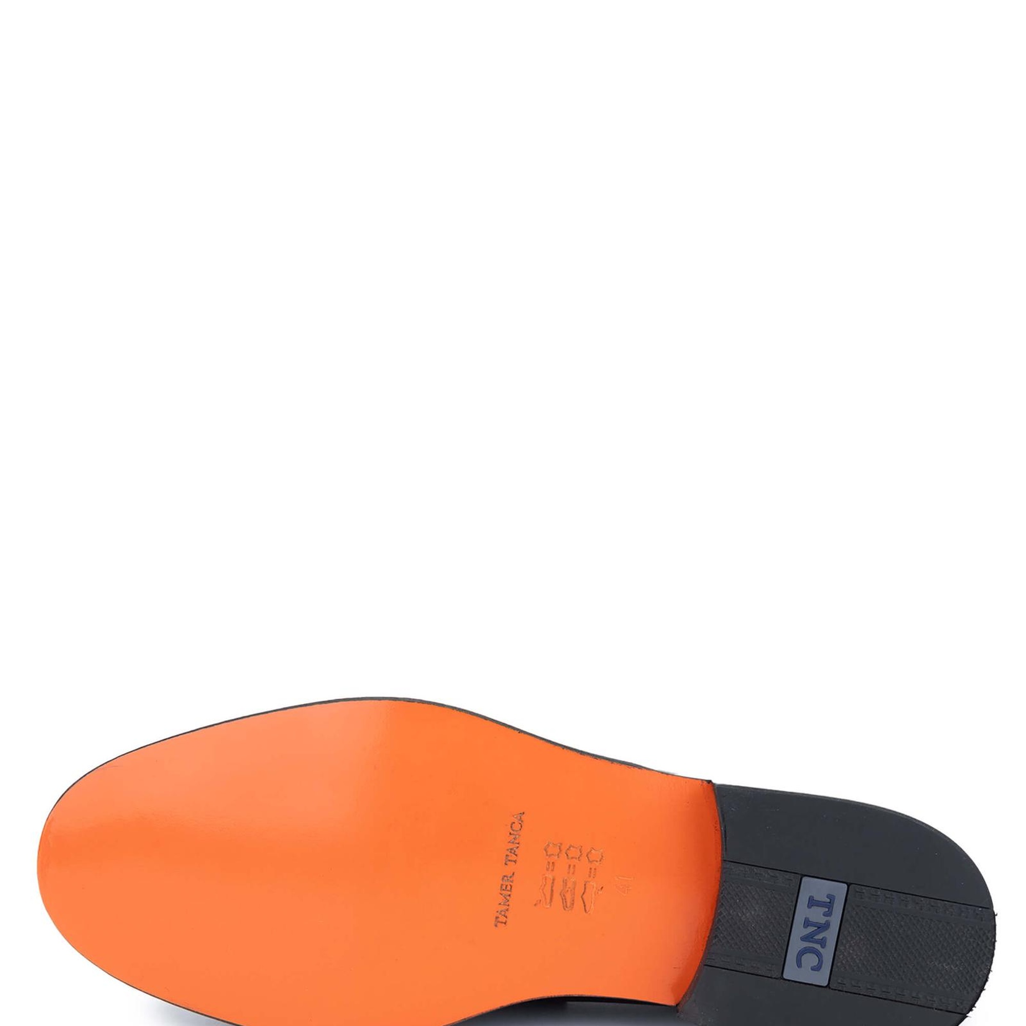 Tamer Tanca Erkek Hakiki Deri Siyah Loafer Ayakkabı