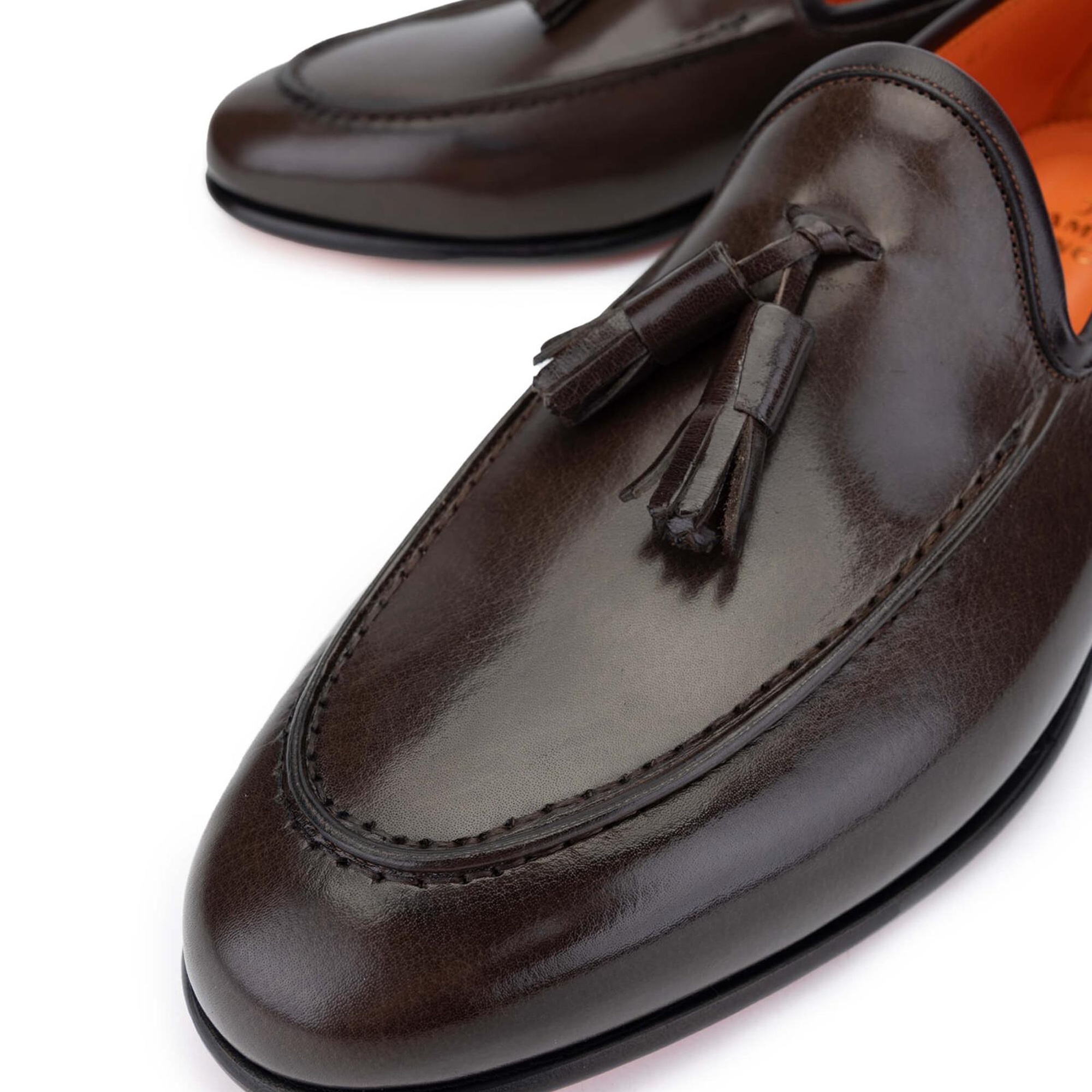 Tamer Tanca Erkek Hakiki Deri Kahverengi Loafer Ayakkabı