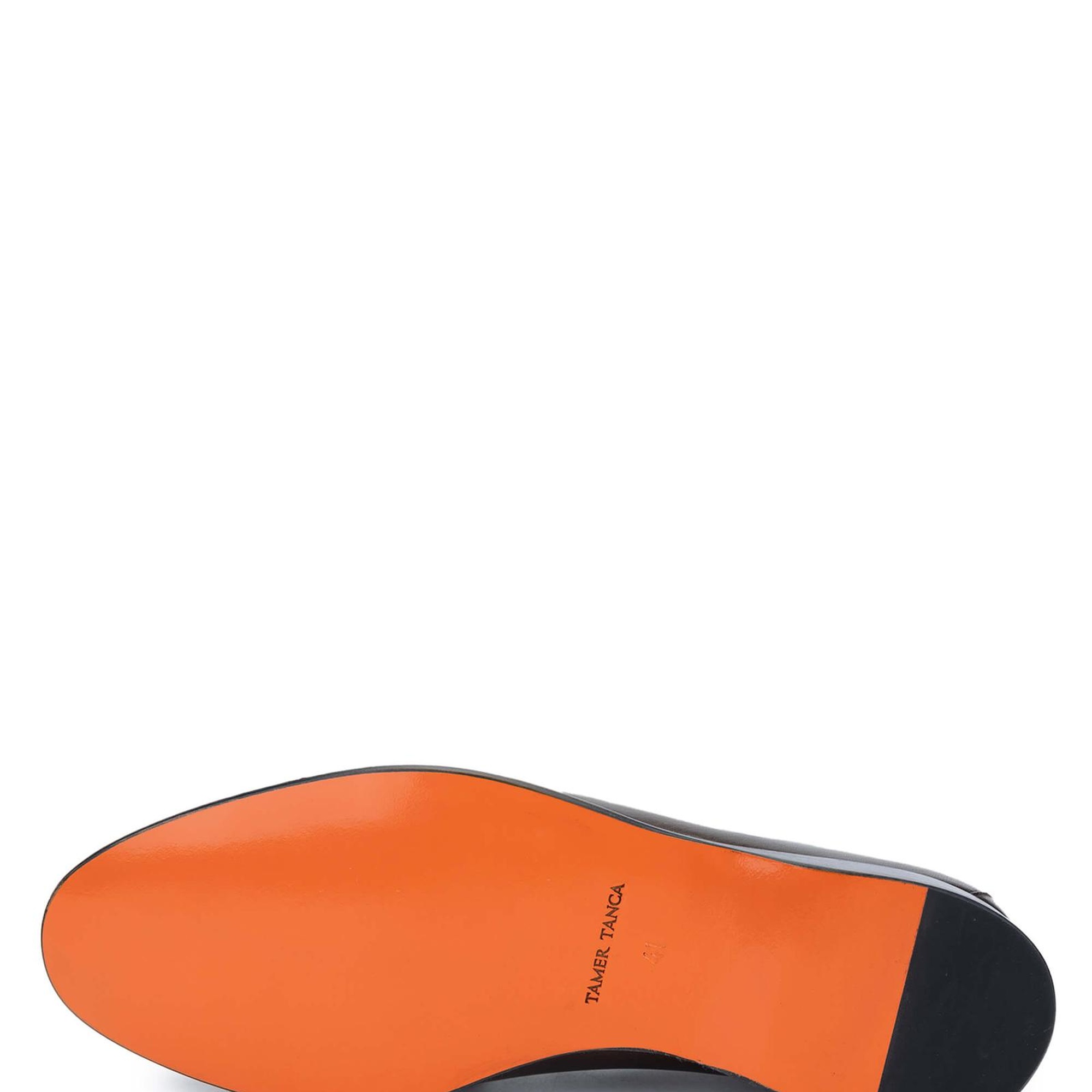 Tamer Tanca Erkek Hakiki Deri Kahverengi Loafer Ayakkabı