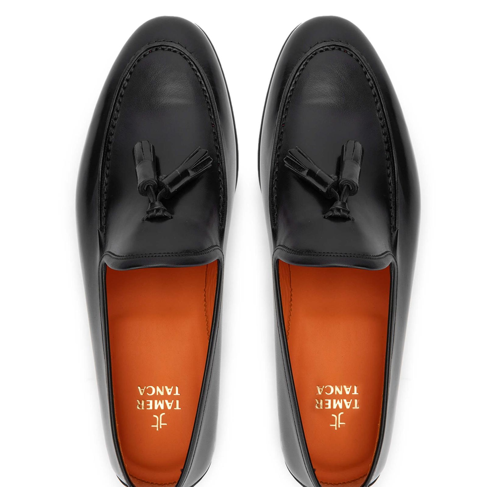 Tamer Tanca Erkek Hakiki Deri Siyah Loafer Ayakkabı