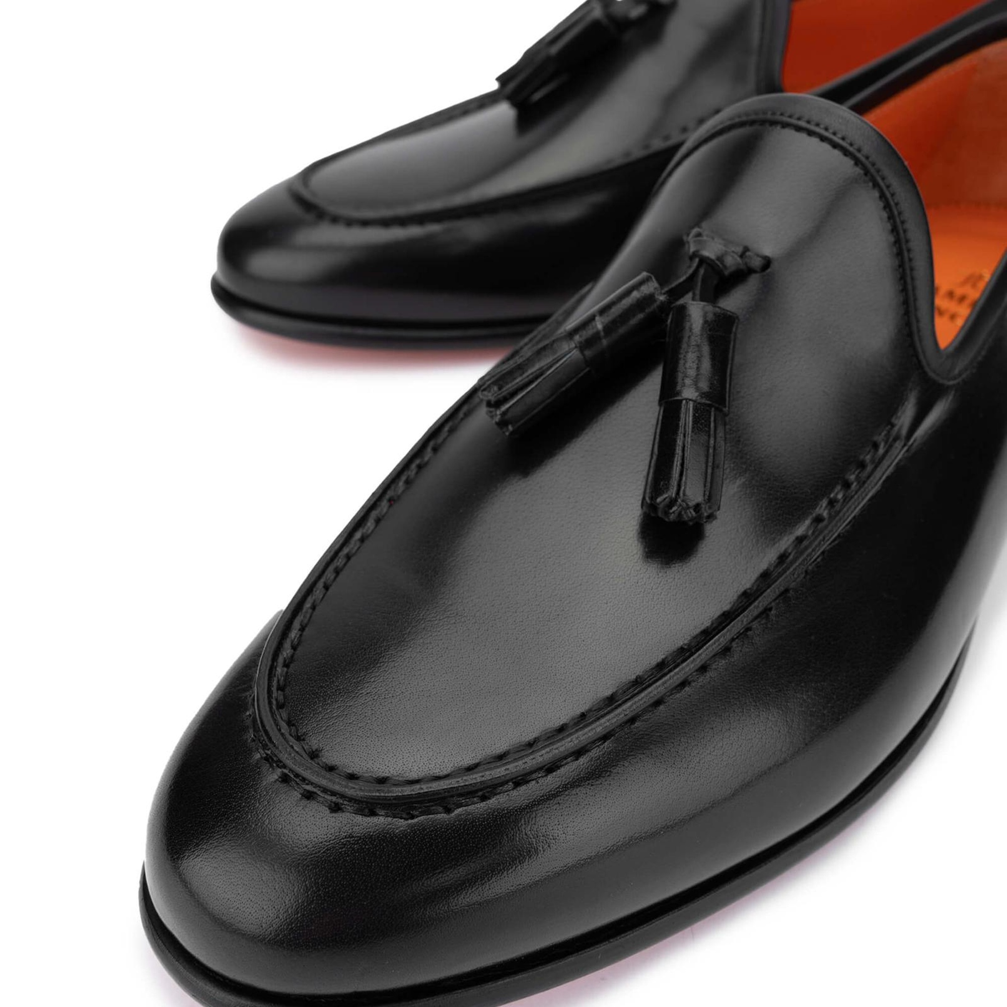 Tamer Tanca Erkek Hakiki Deri Siyah Loafer Ayakkabı