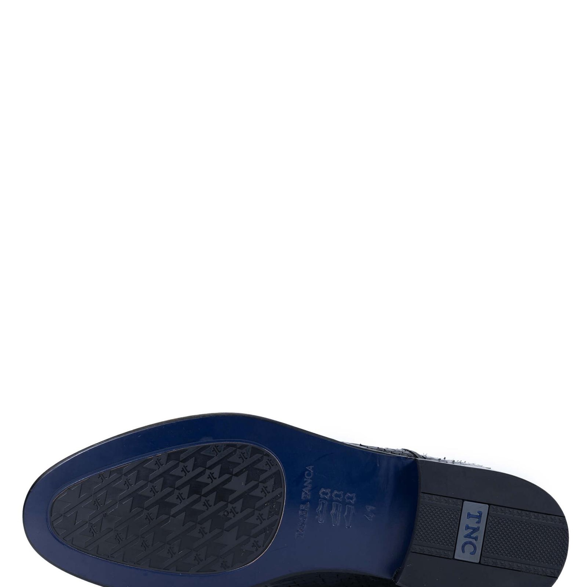 Tamer Tanca Erkek Hakiki Deri Siyah Loafer Ayakkabı