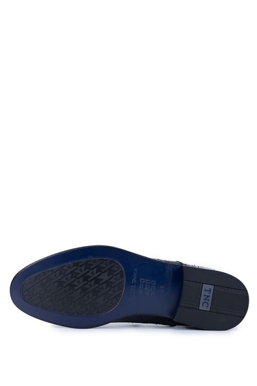  Tamer Tanca Erkek Hakiki Deri Siyah Loafer Ayakkabı