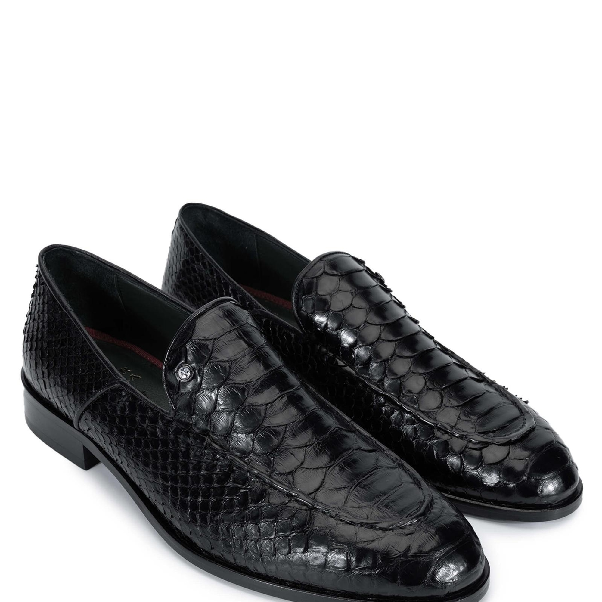 Tamer Tanca Erkek Hakiki Deri Siyah Loafer Ayakkabı