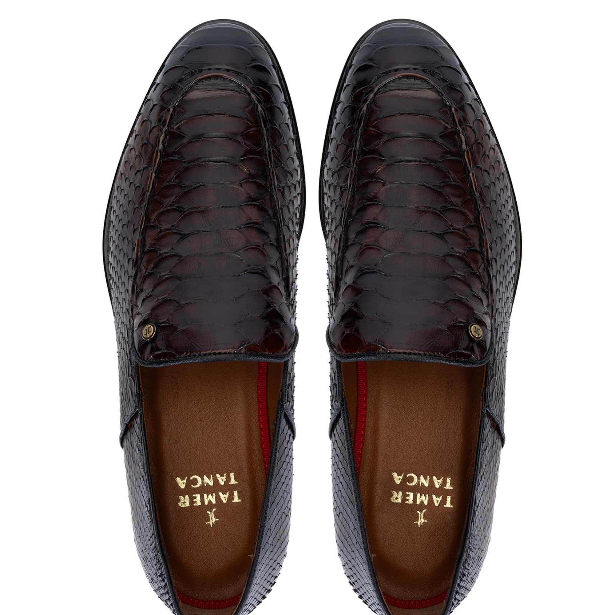 Tamer Tanca Erkek Hakiki Deri Taba Loafer Ayakkabı