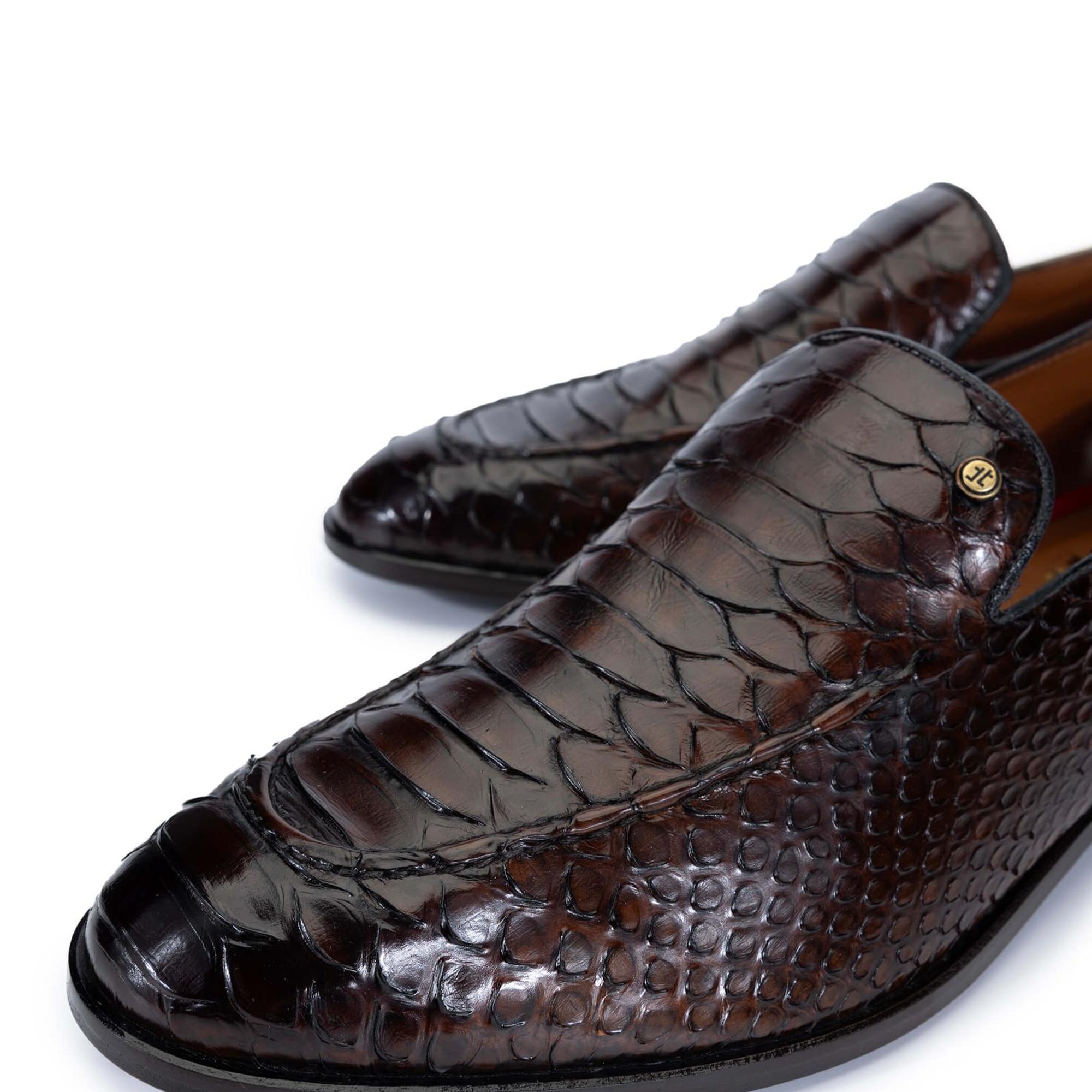 Tamer Tanca Erkek Hakiki Deri Taba Loafer Ayakkabı