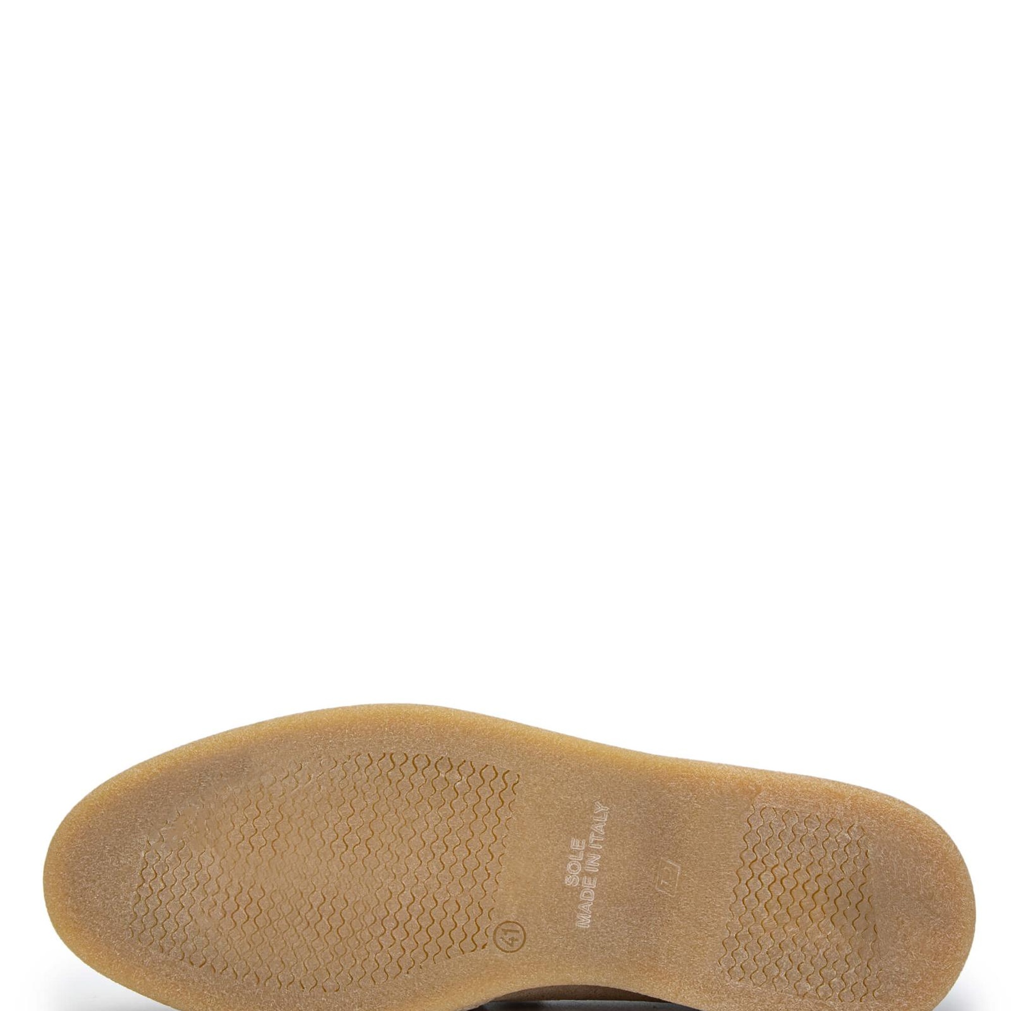 Tamer Tanca Erkek Hakiki Deri Bisküvi Süet Loafer Ayakkabı