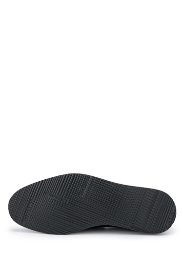  Tamer Tanca Erkek Hakiki Deri Siyah Nubuk Loafer Ayakkabı