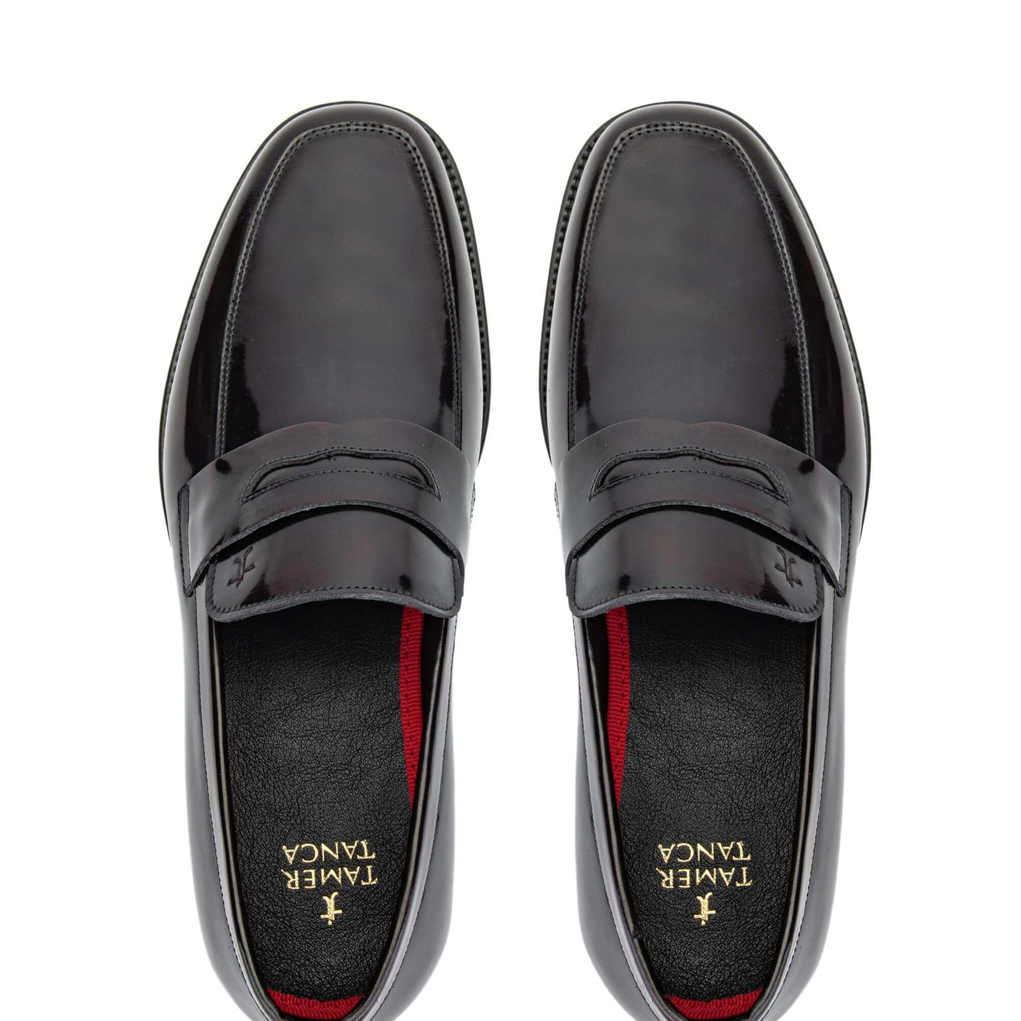 Tamer Tanca Erkek Hakiki Deri Bordo Loafer Ayakkabı